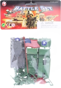 Vojači u vrećici – set figurica i vojnih vozila