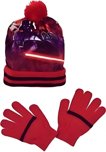 Star Wars kapa i rukavice u crvenoj boji