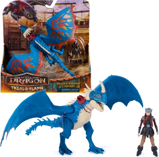 Set figurica Spin Master Kako izdresirati zmaja – zmaj Deadly Nadder i Astrid
