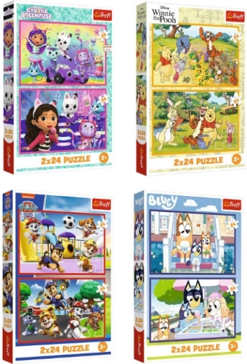 Puzzle 2×24 dijelova – razni motivi