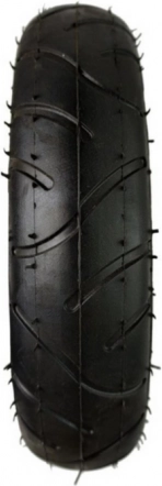 Inflatable rubber tire