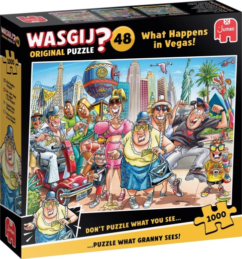 Jumbo Wasgij Original 48: Što se dogodi u Vegasu! slagalica od 1000 dijelova