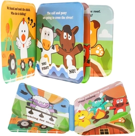 Bath Book for Little Ones with Farm Animals
