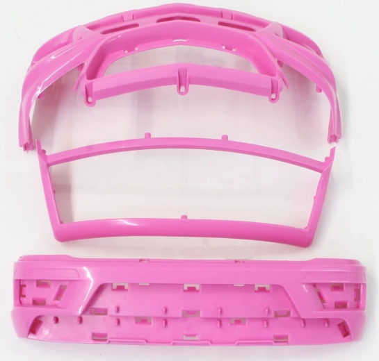 Front and rear bumper for Mercedes-Benz AMG GL63 push-car, pink - 1 piece