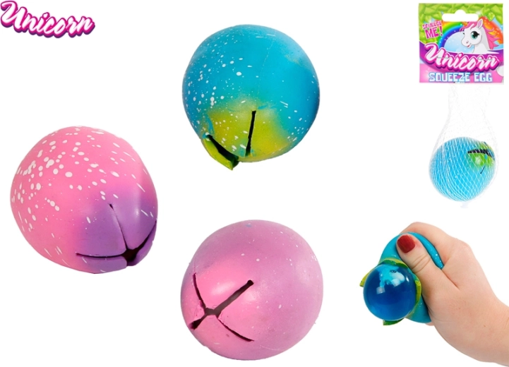 Unicorn stlačivo antistresno jaje s jednorogom