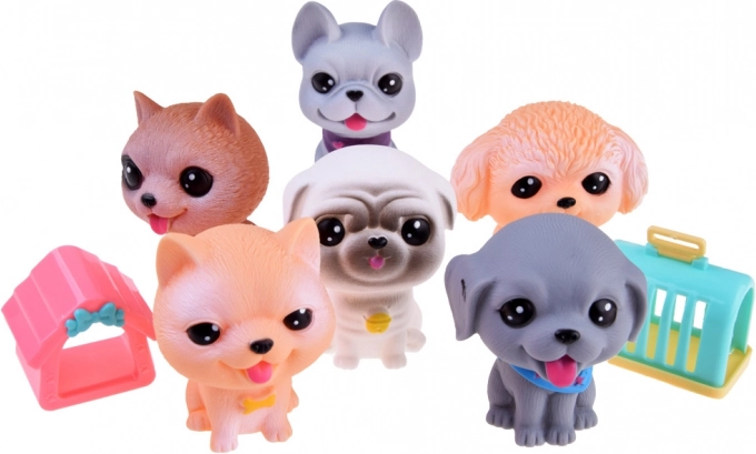 Set gumiranih figura pasa