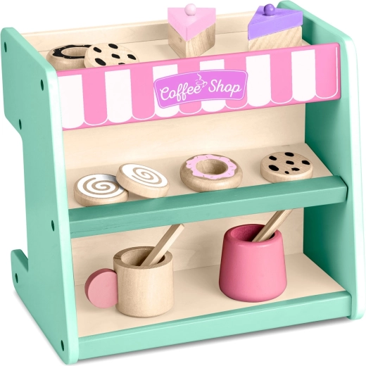 Slastičarnica s izloženim poslasticama