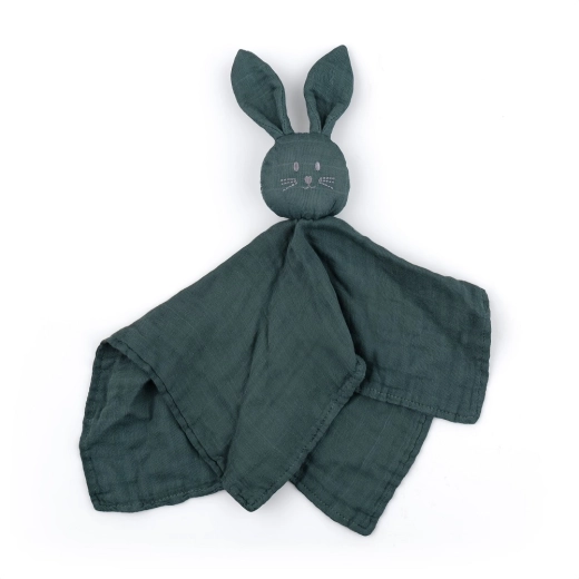 Petite&Mars bambusova muslinska mazilica Hugo misty green