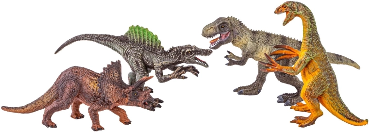4 realistične vrste dinosaura u jednom setu
