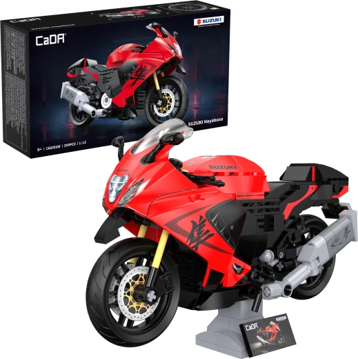 CaDA Suzuki Hayabusa komplet za sastavljanje motocikla 1:12 (299 dijelova)