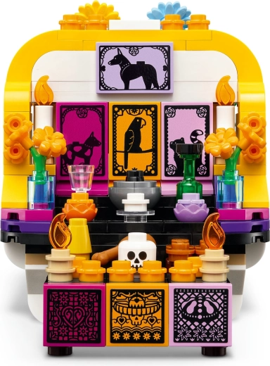 Šareni detalji Día de los Muertos