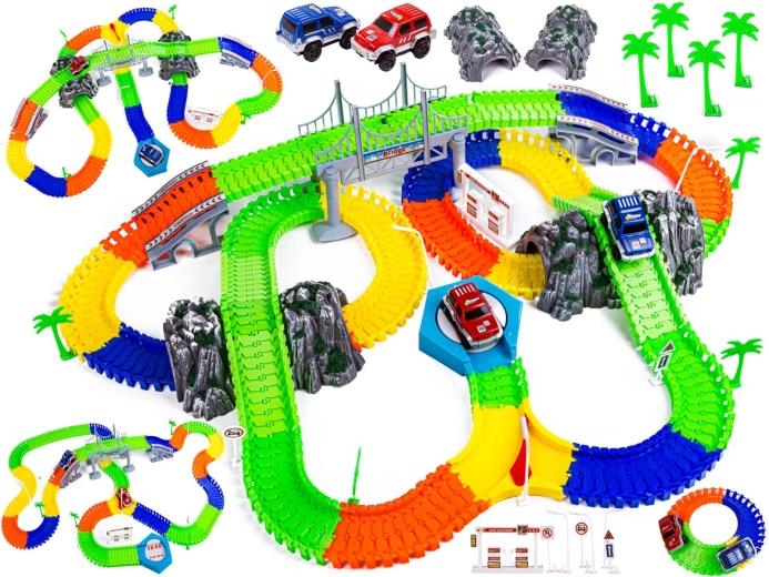 Fleksibilna trkaća autodrom staza – 240 dijelova
