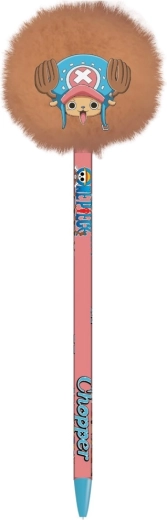 One Piece click pen with Chopper pom-pom
