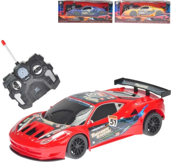 RC sportski automobil na daljinsko upravljanje 27 MHz sa svjetlom 23 cm - 1 komad
