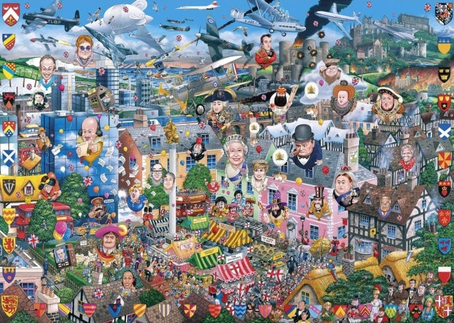 Puzzle Volim Englesku 1000 dijelova od Gibsons