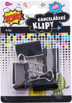 Uredske klipse 32 mm, set 4 kom