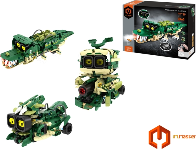 iM.Master građevinski set robot krokodil 3u1 RC na daljinsko upravljanje