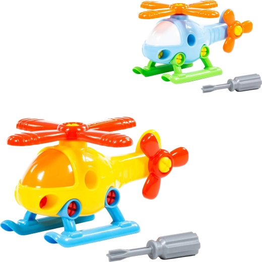 Dječji rastavljivi helikopter s odvijačem - 1 komad