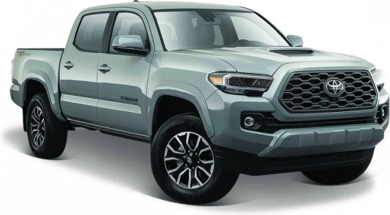 Model automobila TOYOTA Tacoma TRD 2023 1:24 sivi