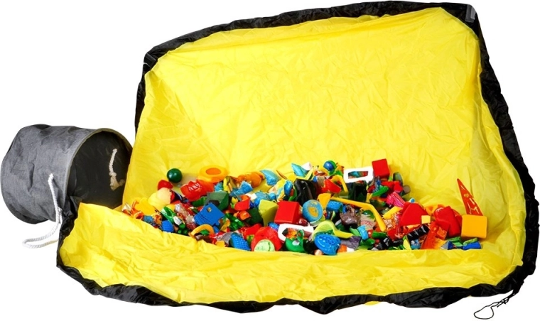 Brzo skupljanje igračaka zahvaljujući podlozi sa stlačivom uzicom