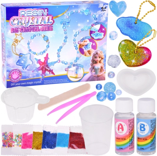 Kreativni DIY set za kristalne ukrase – privjesci i ogrlice