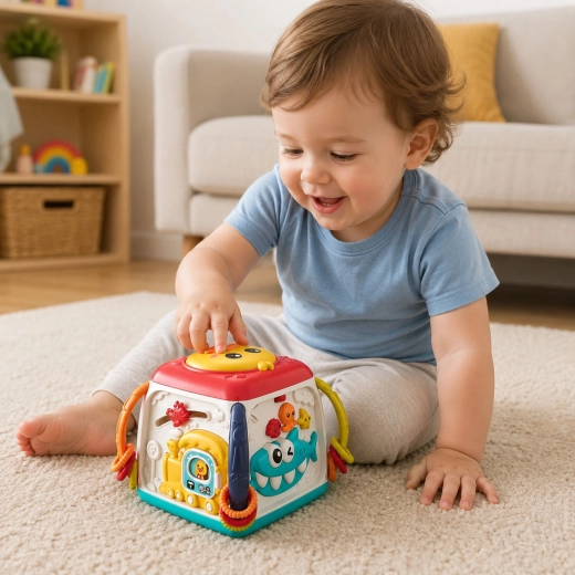 Every side is different: more activities in one toy