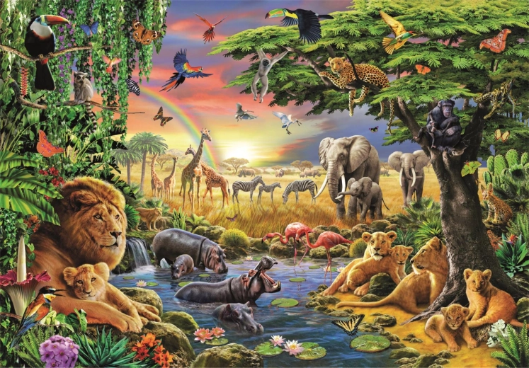 Puzzle Afrički susret 2000 dijelova