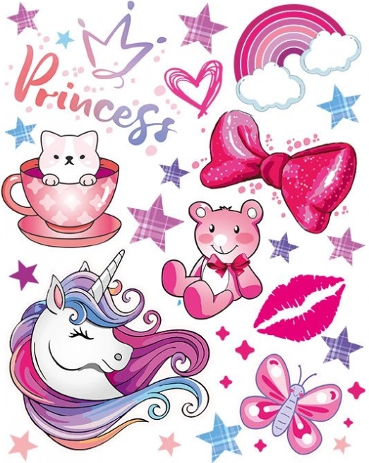 Naljepnice za peglanje Jednorog – veliki list