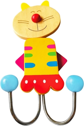 drveni vješalica mačkica