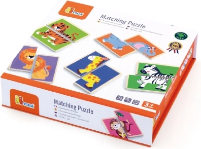 Drvene slagalice za uparivanje životinjica