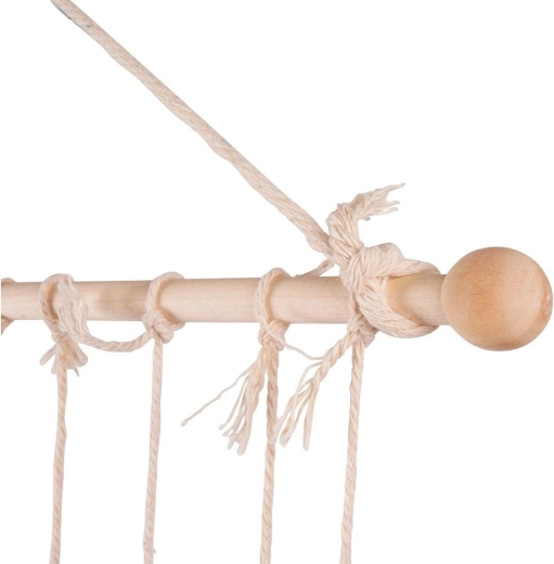 Čvrsta drvena šipka i izdržljive vezice