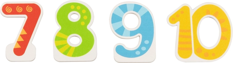 Additional numbers 7–10 for the birthday train and caravan