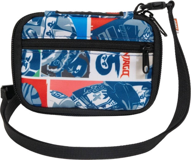 Detachable neck strap with safety buckle
