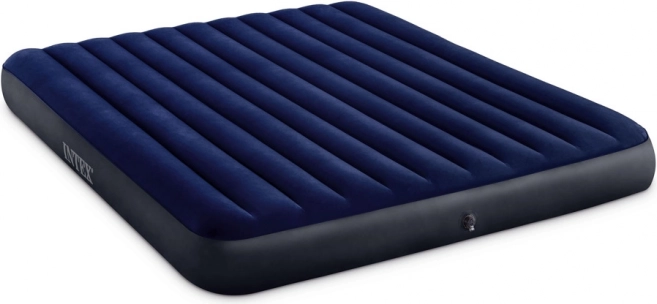 Nafukajući Dvostruki Madrac Velour 203x183 cm INTEX