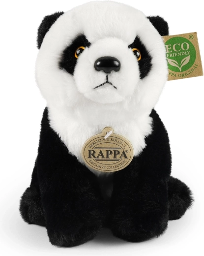 Rappa Plush Sitting Panda 23 cm Soft Collection Eco-Friendly