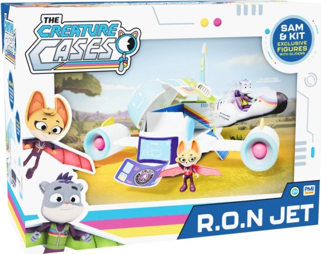 Zrakoplov THE CREATURE CASES s figuricama Sam i Kit
