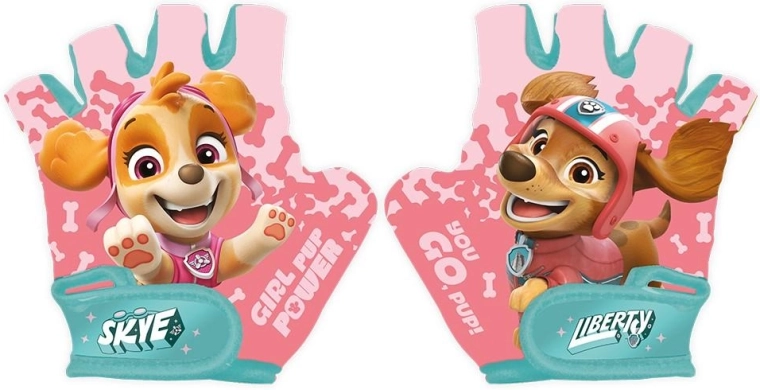 Dječje biciklističke rukavice Paw Patrol ružičaste - 1 komad
