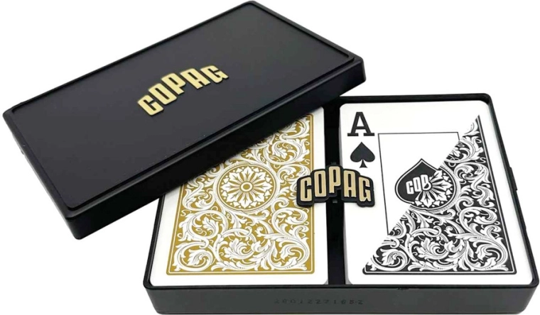 Poker karte COPAG Elite zlatne/crne