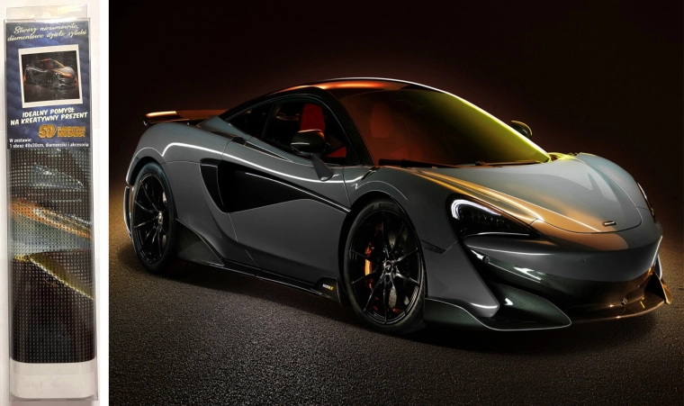 Norimpex dijamantno slikanje McLaren 600LT 30 × 40 cm