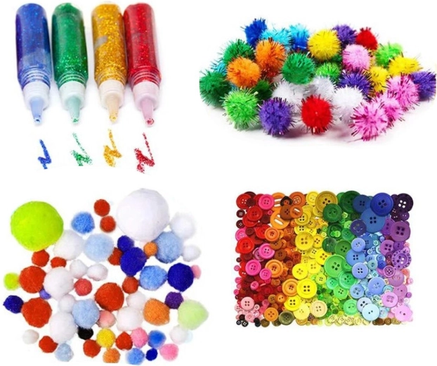 Glitter glue for eye-catching decoration