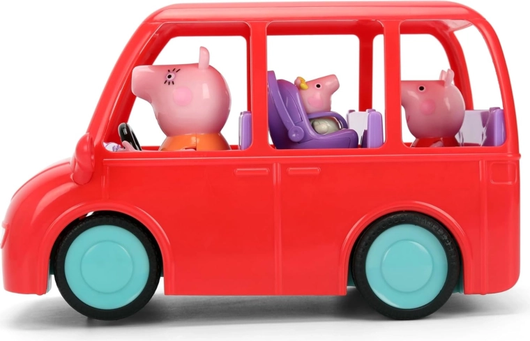 Family car with Peppa Pig characters
