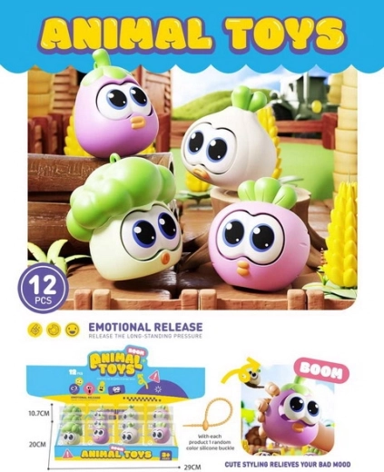 Antistresna stiskajuća igračka povrće 6,8 cm