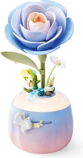 Robotime ROKR floral art 3D puzzle lampa kamelija (73 dijela)