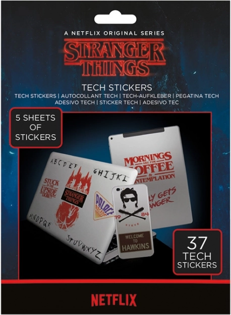 Naljepnice Stranger Things, set od 37 kom