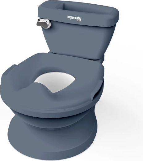 Ingenuity dječja toaleta sa zvukom My Size PRO 2u1 siva