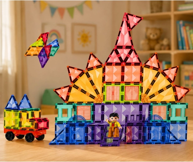 Creative 3D models: castles, vehicles, and much more