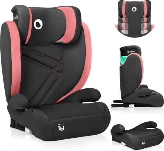 Lionelo autosjedalica Hugo i-Size 100–150 cm pink baby