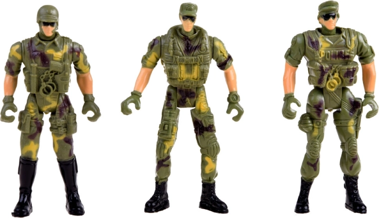 Includes 3 soldier figures