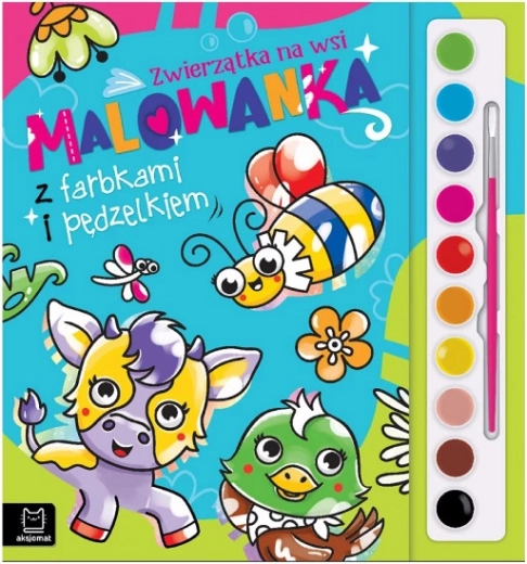 Bojanka s bojicama i kistom – Životinje na selu