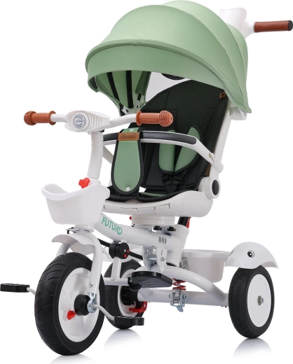 CHIPOLINO Trokolica sa sjenilom Futuro 2u1 Zelena